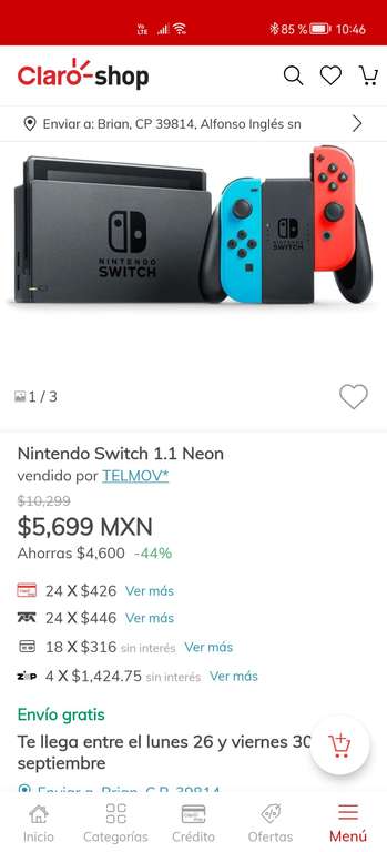 Claro Shop: Nintendo Switch