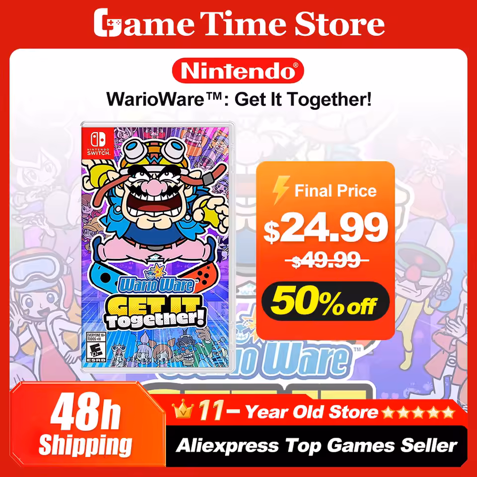 AliExpress: Wario Ware Get it Together para Nintendo switch