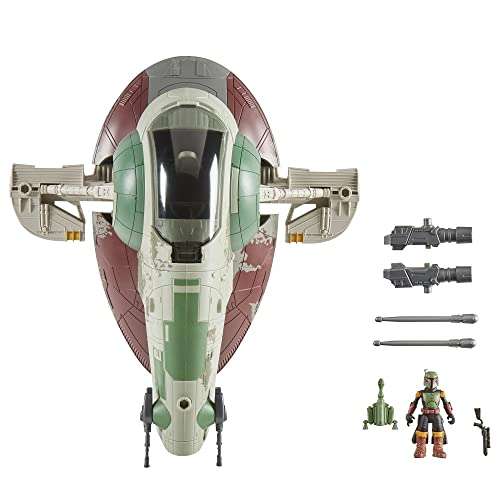 Amazon: STAR WARS Mission Fleet - Batalla Estelar - Boba Fett y Nave Estelar - Figura y vehículo a Escala de 6 cm