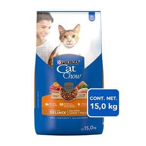 Amazon: Purina - Cat Chow Comida para Gato, Adulto, Deli Mix, 15.0 kg precio, planea y cancela