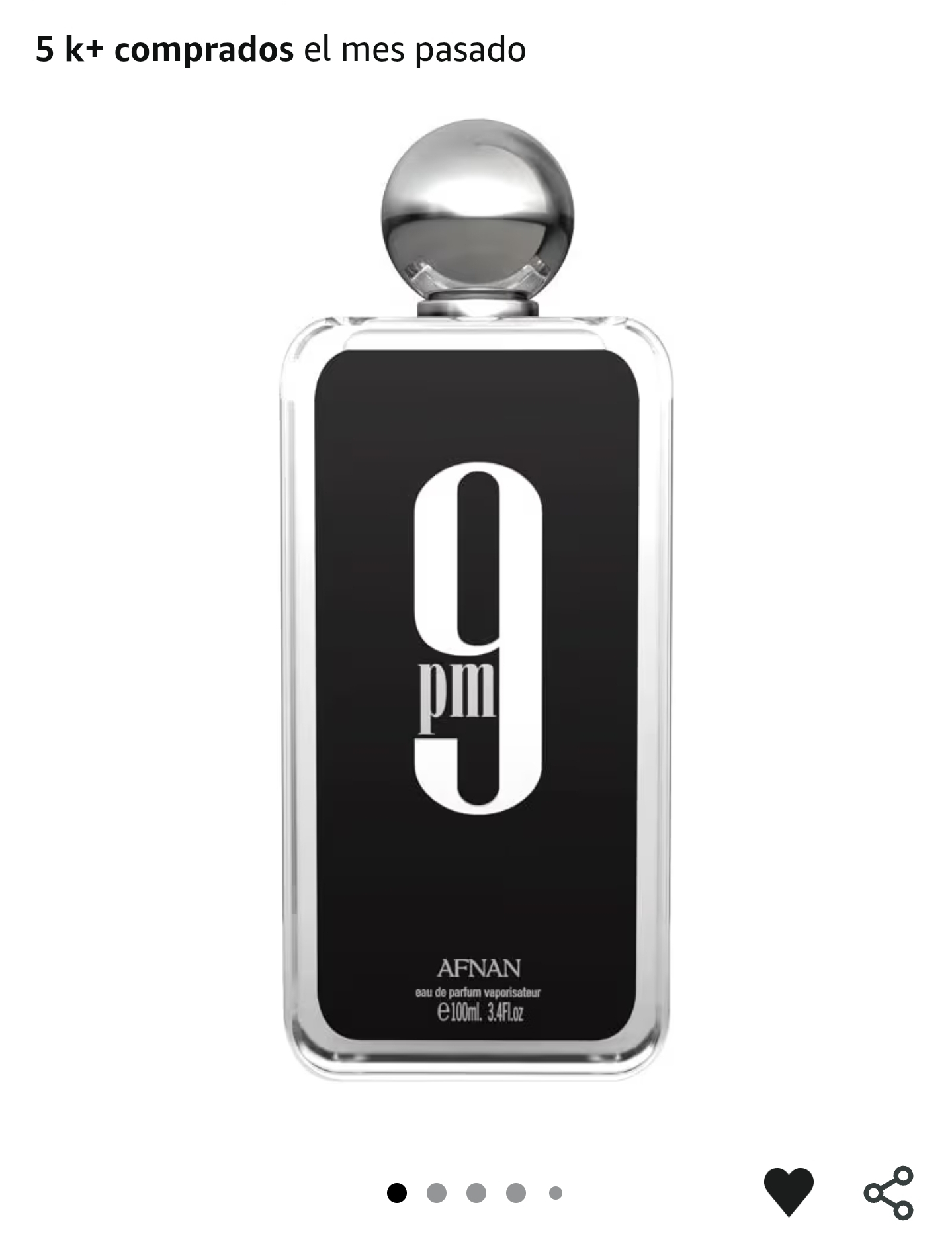 AMAZON: Afnan Agua de Perfume EDP 9PM, 100 ml