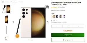 Doto: Celular Samsung Galaxy S23 Ultra Crema 12 Gb RAM
