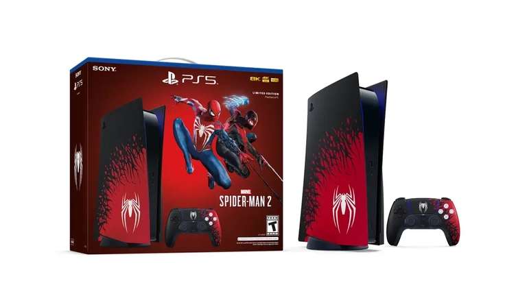 Amazon: PS5 (Con Lector de Discos) Edicion Especial Spiderman 2 (Preventa)
