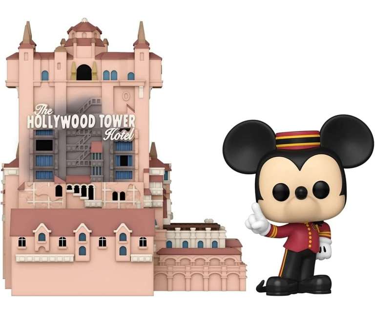 Amazon: Funko Pop! Town: Walt Disney World 50th Anniversary - Tower of Terror with Mickey