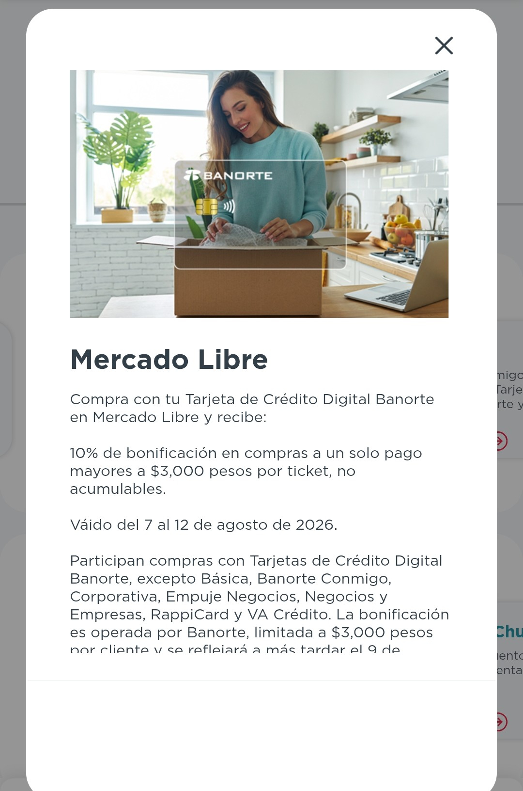 Banorte 10% de Bonificación en Mercado Libre