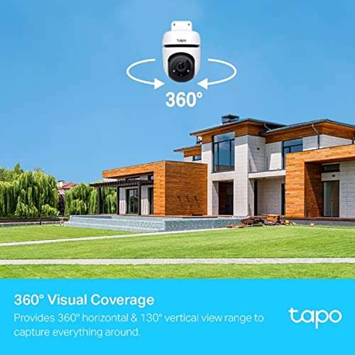 Amazon: TP-Link Tapo C500 para Exteriores, 360° FHD 1080P