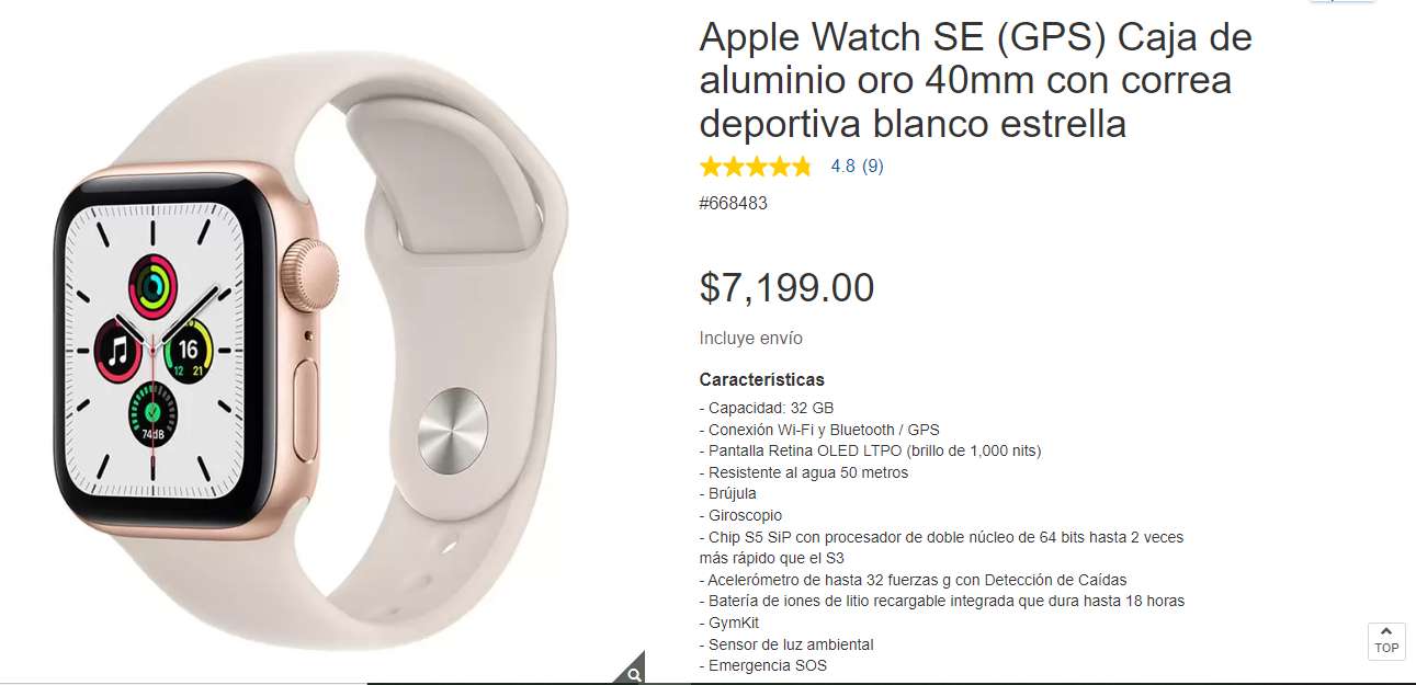 Costco: Apple Watch SE 40MM - promodescuentos.com