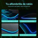 Amazon: Mousepad RGB con cargador inalámbrico de 15W