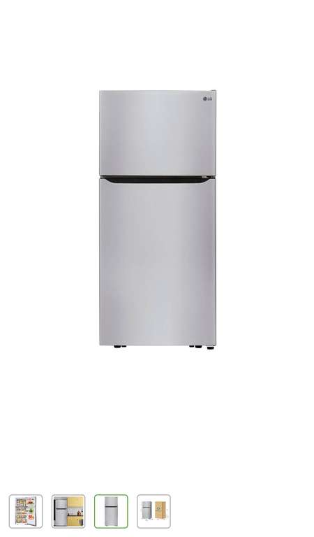 Sam's: Refrigerador LG 20 Pies Cúbicos Top Mount Smart Inverter