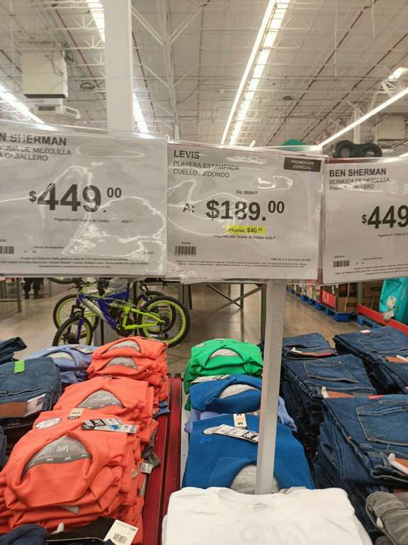 Sams Club: Playeras Levis a 189 pejecoins - promodescuentos.com