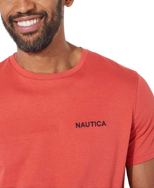 Amazon: Nautica Men's Short Sleeve Solid Crew Neck T-Shirt