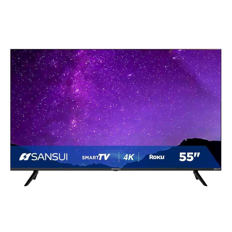 Chedraui: Pantalla Sansui 55 Pulgadas Smart TV UHD Roku SMX55P7UR