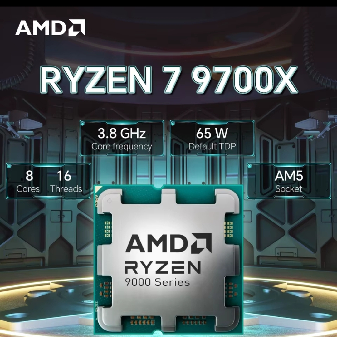 AliExpress: Procesador AMD Ryzen 7 9700X R7 9700X 3,8 GHz L3 = 32M 65W 8 núcleos 16 hilos DDR5