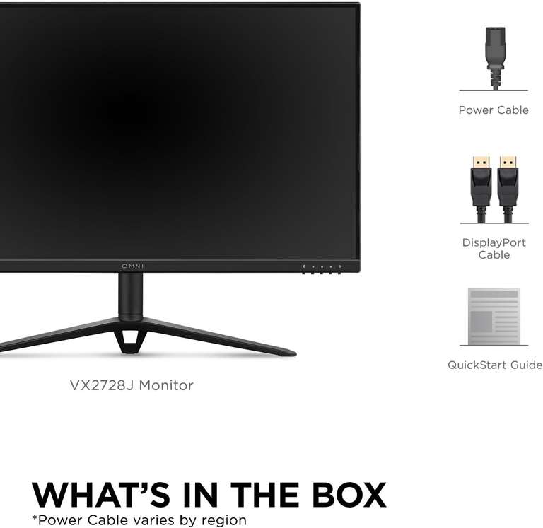 Amazon: Monitor Viewsonic 27" VX2728J-2K Omni 1440p 180Hz 1ms IPS
