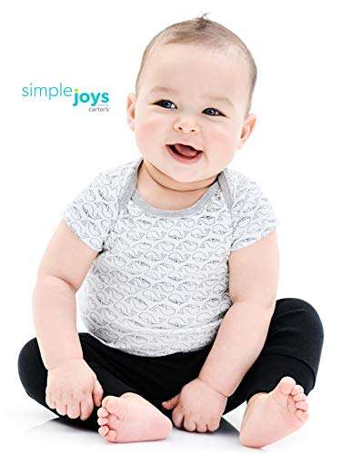 Amazon: Simple Joys by Carter's Baby Boys - Body de Manga Corta para bebé (6 Unidades) talla Prematuro | envío gratis con Prime