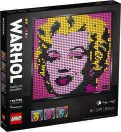 Juguetron Lego Art Andy Warhol's Marilyn Monroe Lego Juguetron