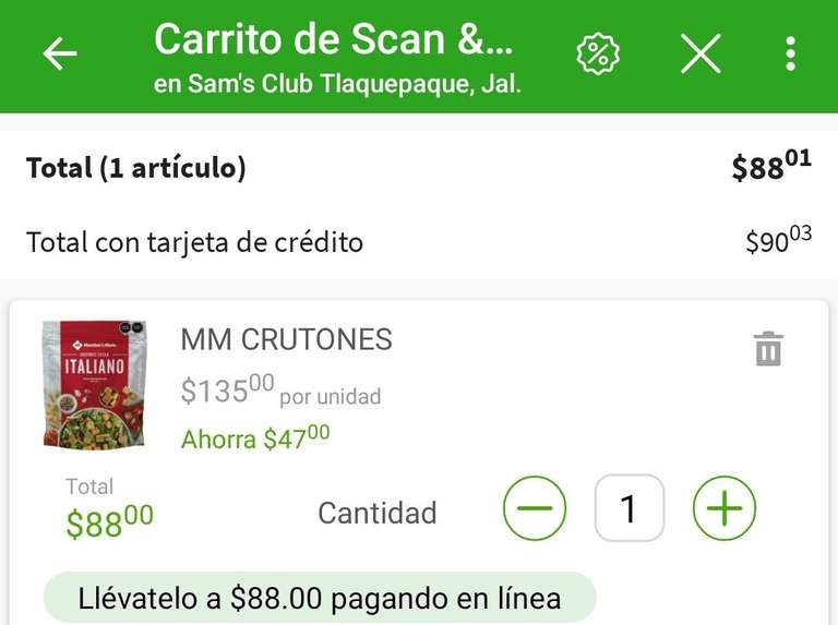 Sam's Club: Crotones en $88 pagando con Scan&go - Tlaquepaque