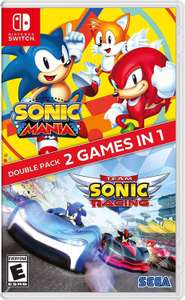 Amazon: Sonic Mania + Team Sonic Racing Double Pack - Bundle Edition - Nintendo Switch