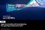 Amazon: Memoria Micro SD Samsung EVO Select de 256GB clase 10 u3 + Adaptador