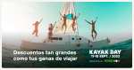 Kayak: Kayak Day Hasta 30% de descuentos en vuelos nacionales