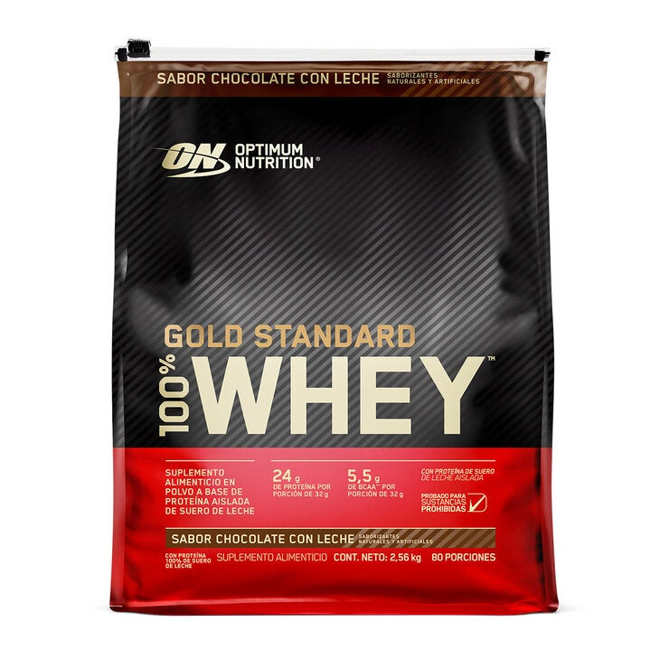 Costco: Gold Standard Whey Proteína en Polvo Sabor Chocolate con Leche 2.56kg