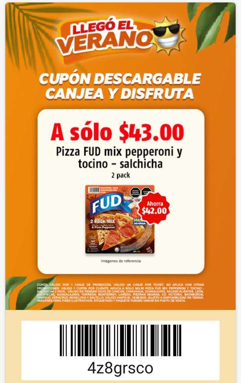 Oxxo: Pizza FUD mix (paquete de dos por tan solo $43)