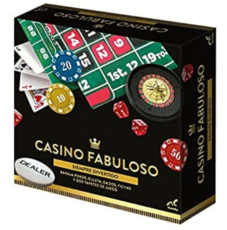 Amazon: Novelty Corp Casino Fabuloso Nocturno, empaque puede variar