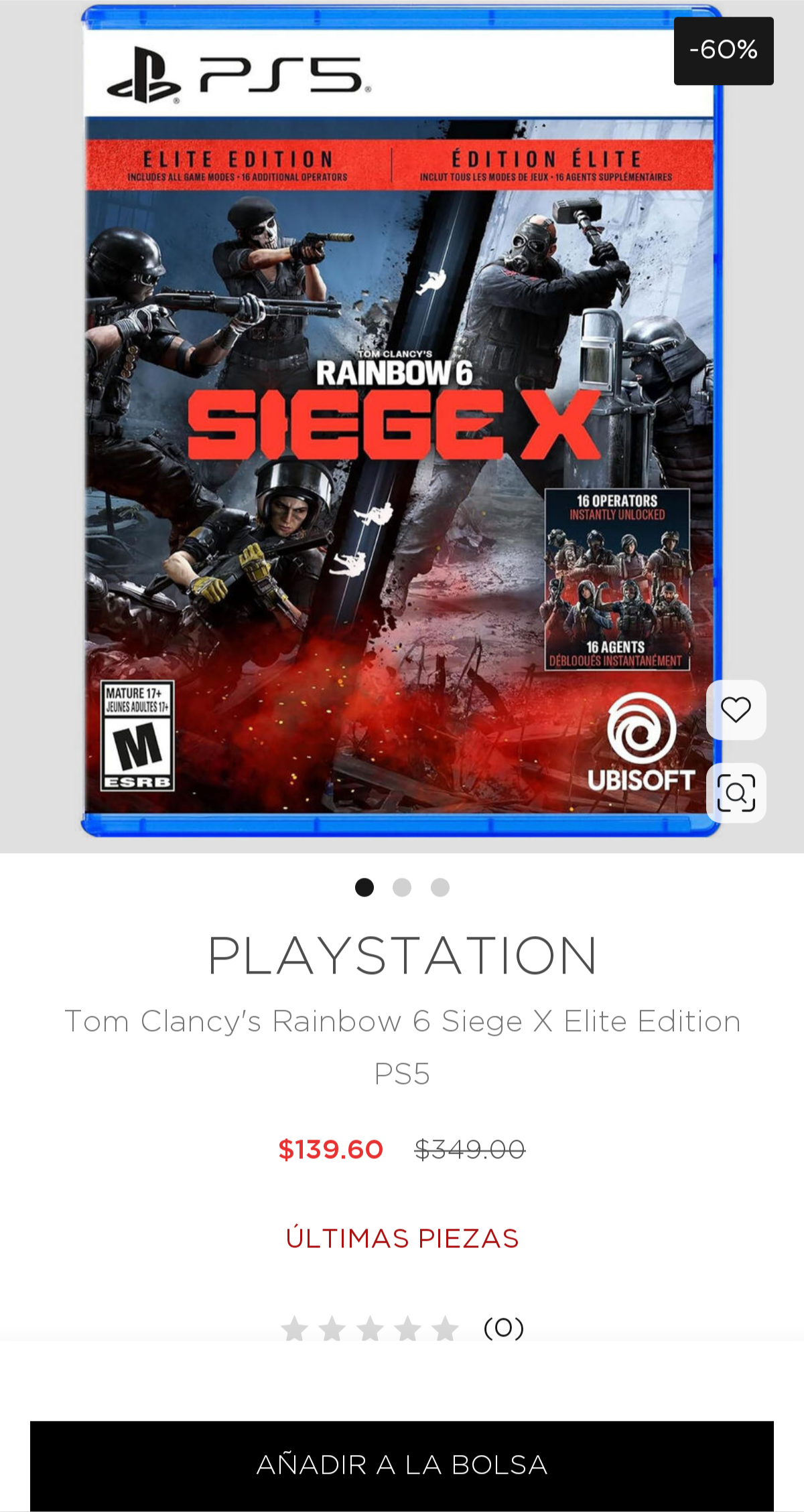 El Palacio de Hierro: Tom Clancy's Rainbow 6 Siege X Elite Edition PS5