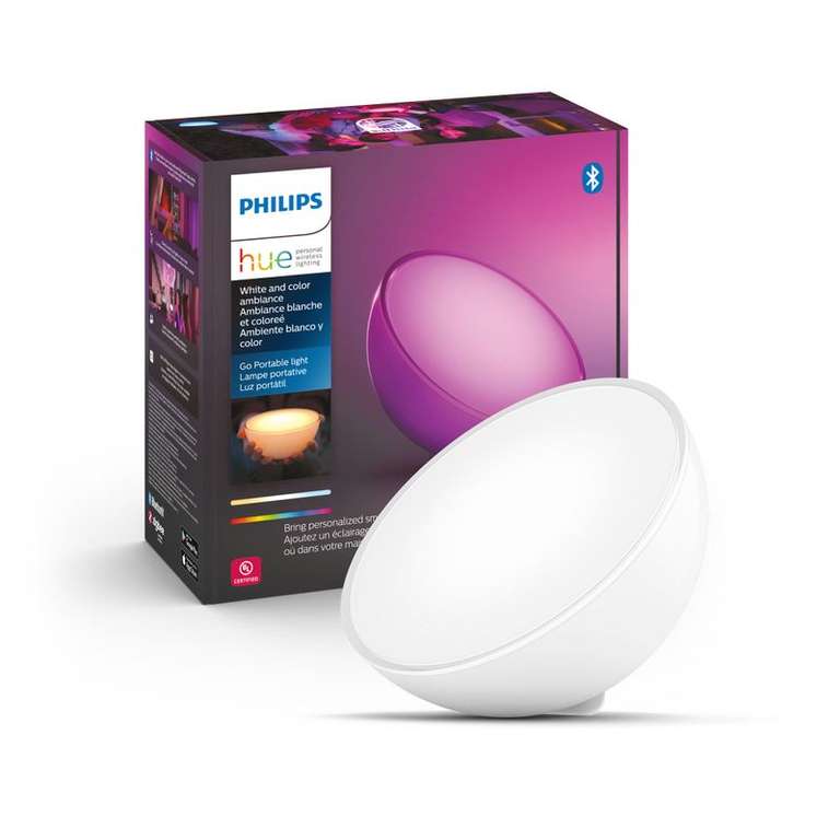 Elektra: Luminario Portátil Philips Hue Go Color + Blanco y otras chacharillas HUE