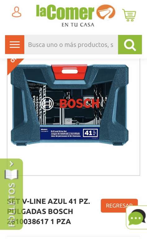 Estuche Bosch Set V Line Azul 41 pz