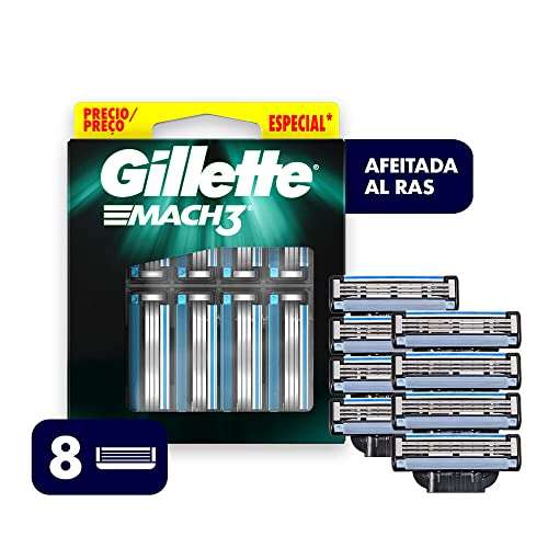 Amazon: Repuesto Gillette Match 3, 8 unidades | Planea y Ahorra