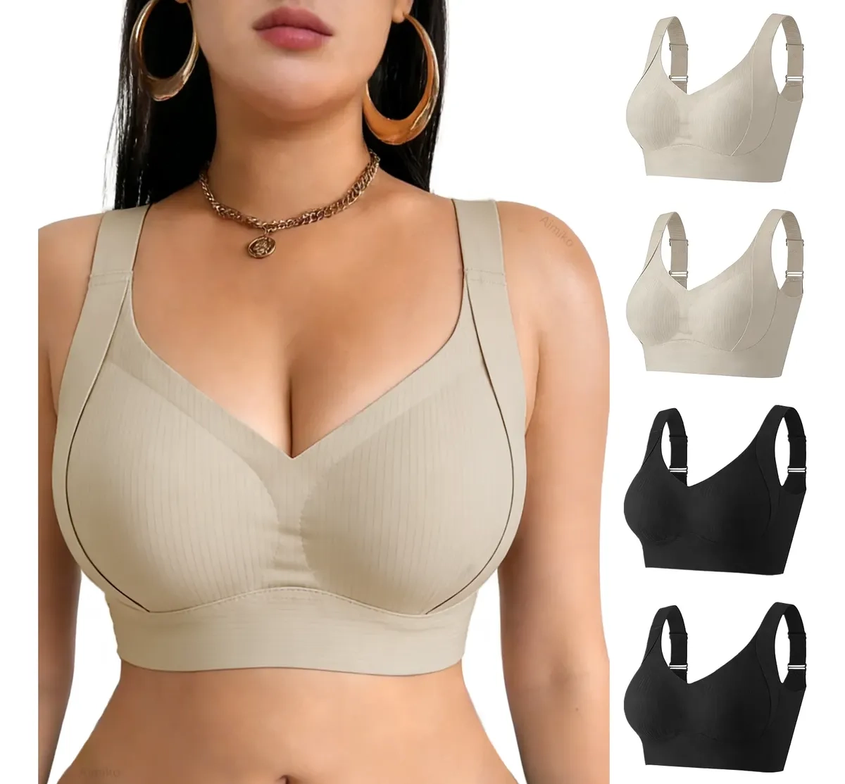 Mercado Libre: Pack 4 Brasieres Push Up Sin Varilla Para Mujer
