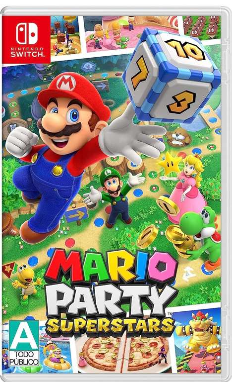 Amazon - Mario Party Super Stars edición estándar para Nintendo switch