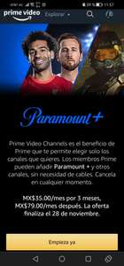 Paramount+ a 35 pesos durante 3 meses
