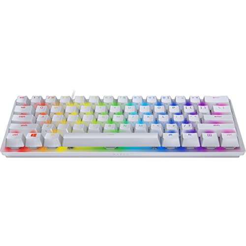 Amazon MX: Teclado Razer Huntsman Mini - 60% Optical Keyboard (Clicky Purple Switch) Mercury