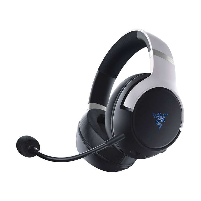 Doto: Headset Razer Kaira Audífonos inalámbricos duales para PS5 Blanco Negro