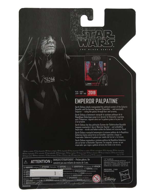 Liverpool: Figura de acción Emperor Palpatine Hasbro Star Wars: The Black Series