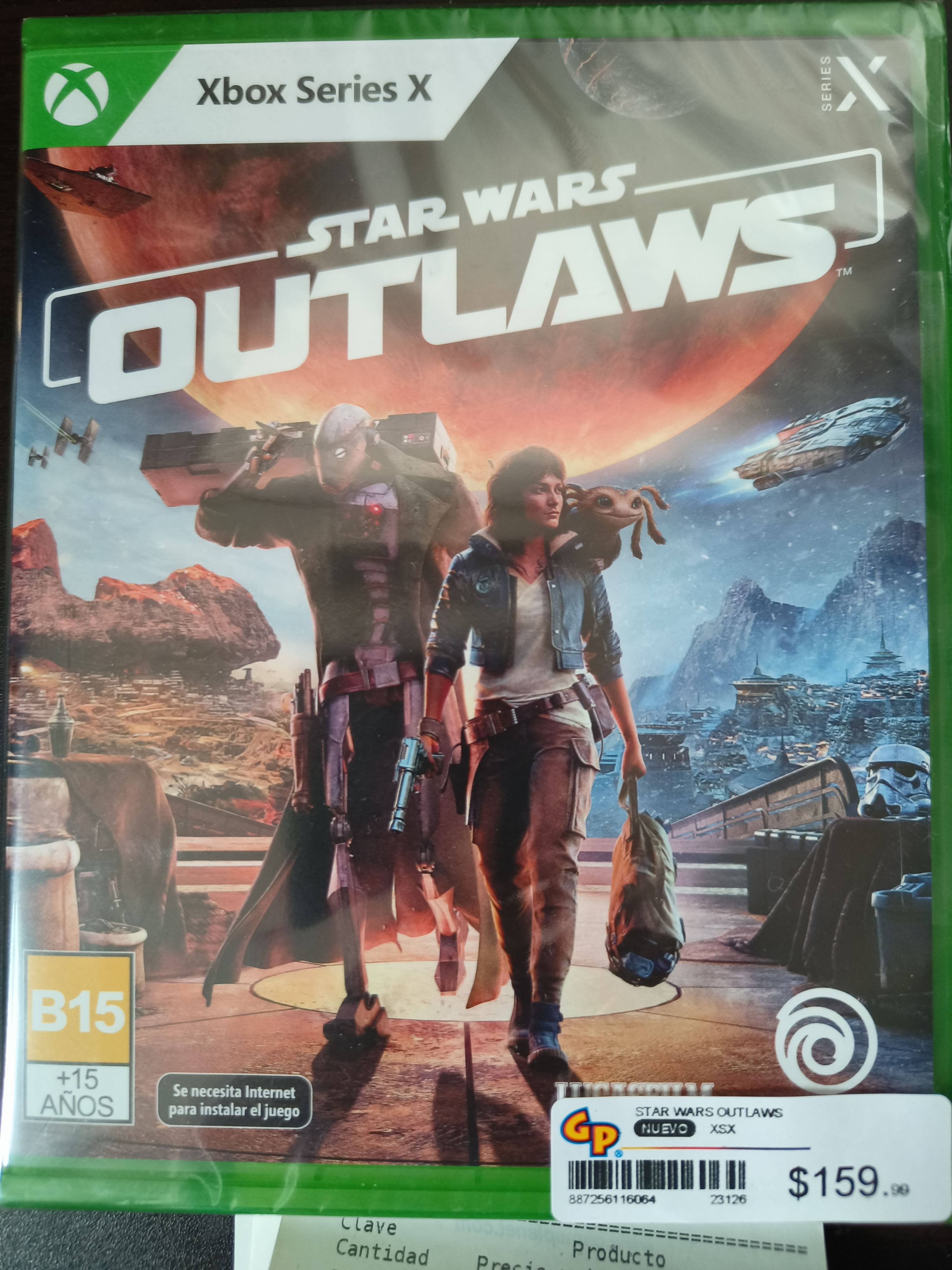 Game Planet: Star Wars Outlaws Xbox Series X físico