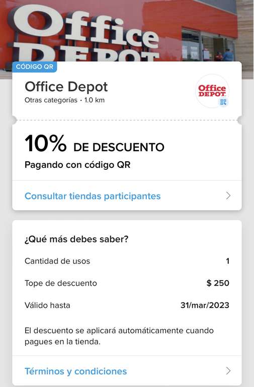 Office Depot Depot: 10% descuento pagando Mercado pago