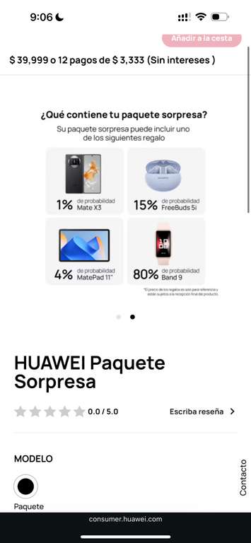 Huawei: Combo Pro+: Huawei Watch Ultimate+ Huawei Watch GT4+2 Huawei Band9+ Regalo Sorpresa