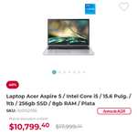 Office Depot: Laptop Acer Aspire 5/ Lenovo Ideapad 5 con Banorte