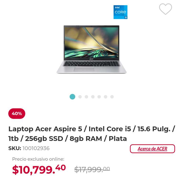 Office Depot: Laptop Acer Aspire 5/ Lenovo Ideapad 5 con Banorte -  