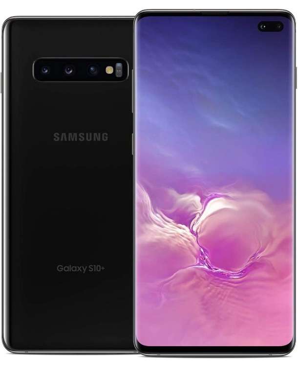 Amazon: Samsung Galaxy S10+, 128GB, Prisma Negro - Totalmente desbloqueado (Reacondicionado)