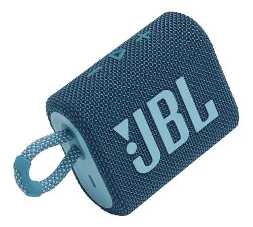 Mercado Libre: Bocina JBL Go 3 portátil con bluetooth waterproof blue