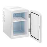 Amazon: MASTERCHEF Mini Refri, Mini Refrigerador SkinCare, Frigobar, Color Blanco, Enfría y Mantiene Caliente, Capacidad de 4 Litros