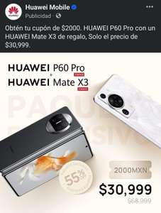 Huwei P60 PRO 12ram 512gb + Mate X3 12ram 512gb Huawei Store