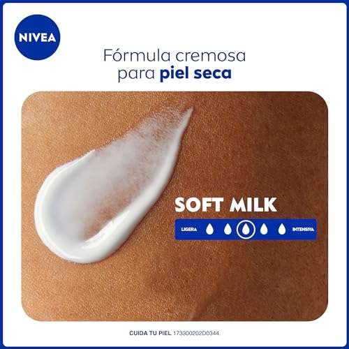 Amazon - NIVEA Crema Corporal humectante Soft Milk (400 ml), 48 horas de Humectación y Suavidad Profunda con manteca de Karité