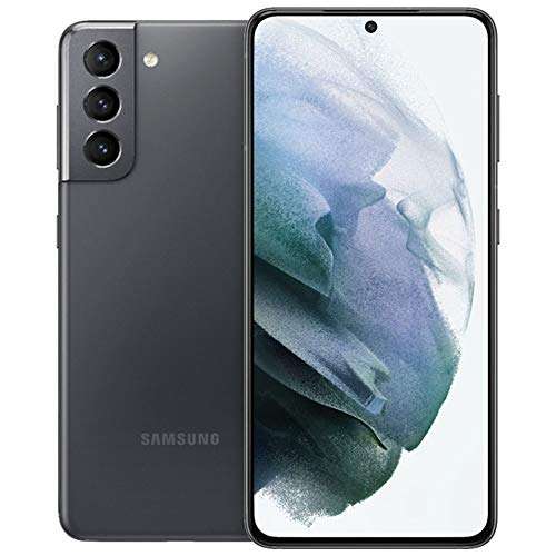 Amazon: Samsung Galaxy S21 5G, versión estadounidense, 128 GB, Phantom Gray - desbloqueado (Reacondicionado)