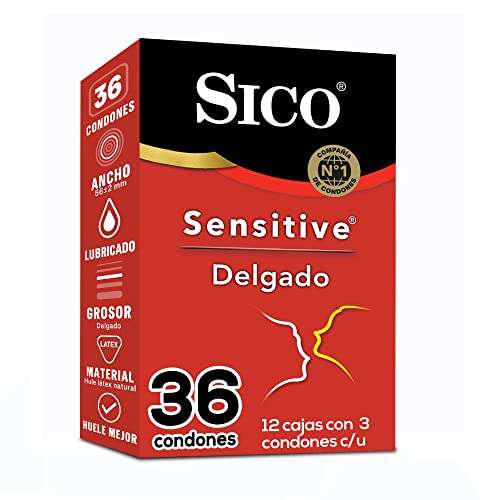 Amazon: Sico Sensitive 36 piezas