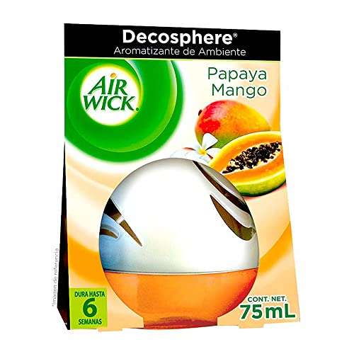 Amazon: Air Wick Aromatizante de Ambiente Decosphere Papaya y Mango 75 ml